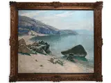 Josef Písecký, Sea Landscape, Around 1924, Oil on canvas