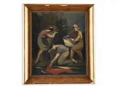 Richard Wiesner, Laundry, 1970s, Oil on plywood