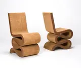 Wiggle chairs (2) by Frank Gehry, 1972, Easy Edges, sold Oct 2020
