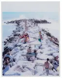 Massimo Vitali, Madima Vertical Wave Alternative (from Portfolio of Landscapes and Figures), 2006, Offset color lithograph on 300g Consort Royale paper