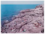 Massimo Vitali, Calafuria (from Portfolio of Landscapes and Figures), 2006, Offset color lithograph on 300g Consort Royale paper