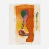 Gary Stephan, M2T, 1984, watercolor, gouache and graphite on paper