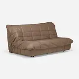 Jean Paul Laloy, Gao daybed sofa, c. 1980, leather, enameled steel