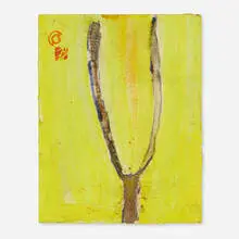 Ming Fay, Wishbone, 1987, oil on panel