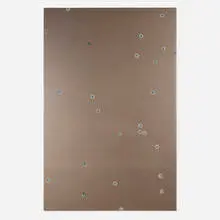 Zach Reini, Champagne Dream, 2014, acrylic and collage on panel