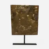 Harry Bertoia, Untitled (fragment), c. 1959, melt-coated brass over steel with applied patina