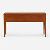 Frode Holm, Cabinet, c. 1960, teak, patinated brass