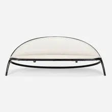 Gastone Rinaldi, Saturno sofa, 1958, upholstery, enameled steel