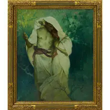 Alphonse Mucha, Young Couple from Rusadla, 1920