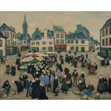 Roger Broders, Village Market Scene