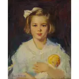 Leon Makielski, Portrait of Sally Merrilat, 1930