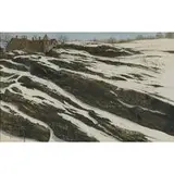 Robert Vickrey, Snow and Rocks, circa 1955