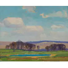 Karl Brandner, A Stand of Trees