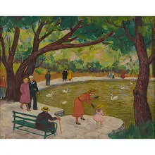 William James, Springtime, Lincoln Park (Chicago, Illinois), 1951