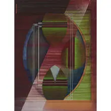 Untitled Abstraction by Marguerite Hohenberg, sold Dec 2021