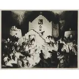 Gene Kloss, Processional — Taos, 1948