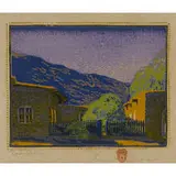 Gustave Baumann, Taos Patio, 1925