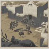 Gustave Baumann, An Eagle Ceremony at Tesuque Pueblo, 1932