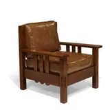 Stickley Brothers, rare armchair, #823 1/2