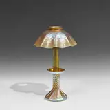 Louis Comfort Tiffany, candlestick lamp