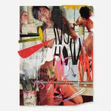 Despina Stokou, No How Yes Mess, 2012, mixed media on paper