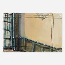 Jan Van Imschoot, Untitled, 1983, watercolor and crayon on paper