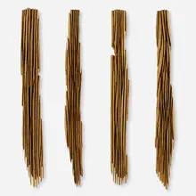 David Nash, Four Wall Sheaves, 2005, oak