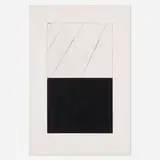 Brice Marden, Untitled (from Adriatics portfolio), 1973, etching and aquatint on Rives BFK paper