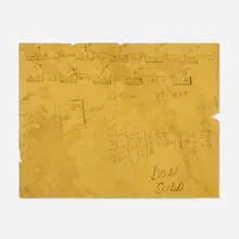 Donald Judd Studio, Untitled (Study for Fibonacci Sequence Sculpture), c. 1970, pencil on paper