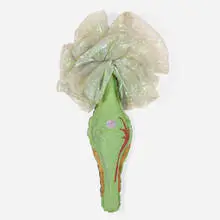 Lynda Benglis, Lagniappe I, 1978, cast pigmented paper, acrylic, sparkles, polypropylene