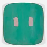 Ron Gorchov, Hercules, 1978, oil on shaped canvas