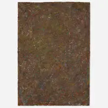 Milton Resnick, Untitled, 1981, oil on paper mounted to linen