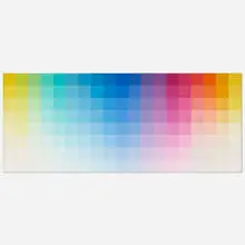 Robert Swain, Untitled (Study for the Schering Corporation), 1971, acrylic on canvas