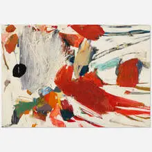 Robert S. Neuman, Parrot in the Snow, 1958, oil on canvas
