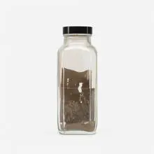 Bruce Conner, Untitled, c. 1970, glass, plastic, soil, paper