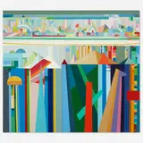 Robert S. Neuman, Mirage Painting, 1977, oil on linen