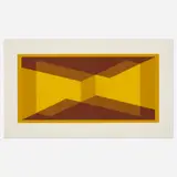 I-S VVII by Josef Albers, 1971, screenprint on paper, sold Oct 2019