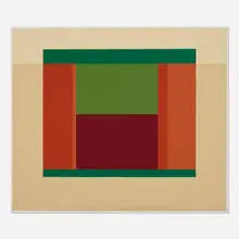 Sewell Sillman, Untitled, c. 1965, acrylic on board