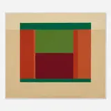 Sewell Sillman, Untitled, c. 1965, acrylic on board
