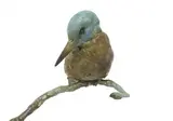 Nick Bibby, Untitled, blue and brown patinated bronze