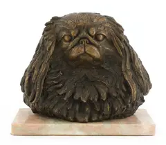 Sally Arnup, Untitled, on a marble base 22 x 30cm .