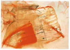 Joseph Beuys, Entwurf für Plastik, 1961, Gouache auf festem Velin
