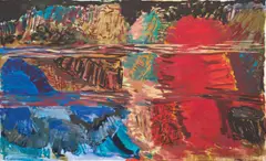 Ohne Titel by Per Kirkeby, 2011, Öl auf Leinwand, sold Nov 2023
