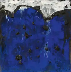 Emil Schumacher, Ganigam, 1975, Öl und Asphalt auf Leinwand