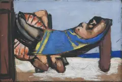 Max Beckmann, Hängematte, 1942, Öl auf Leinwand