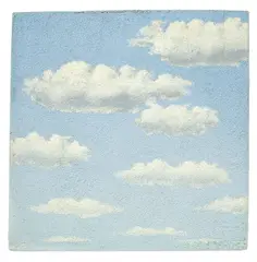 René Magritte, La malédiction, 1936, Öl auf Holz