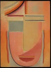 Alexej von Jawlensky, Abstrakter Kopf: Morgen, 1927, Öl auf leinenstrukturiertem Papier, vom Künstler auf Pappe aufgezogen