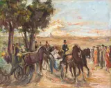 Max Liebermann, Corso auf dem Monte Pincio in Rom