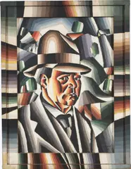 Arthur Segal, Selbstporträt, 1921, Öl auf Leinwand