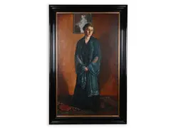 Jaroslav Rérych, Portrait of a Lady, 1914, Oil on canvas